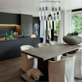thumbnail image 2 of Finesse Decor Modern 13 Light Sparkling Night Cylinder Chandelier, Silver, 2 of 4