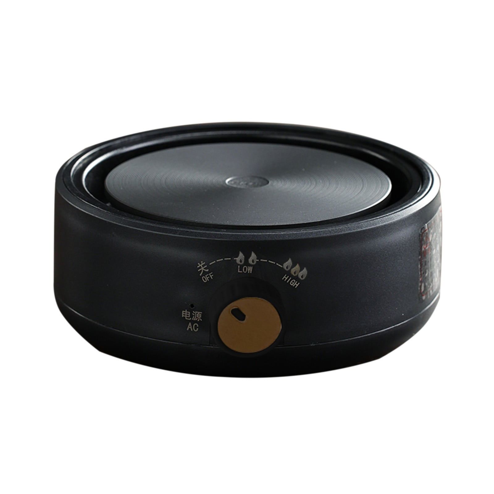 Fmbmuo 3-Level Electric Tea Kettle Stove, Mini Induction Cooktop & Adjustable Knob Control for Flower Tea, Home Use