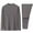 Gray, variant on thermal Underwear for Men: Fleece Lined Long Johns Base Layer Ski thermals Top and Bottom Set Green XXL