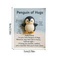 thumbnail image 3 of Hug Gifts with Encouraging Card, Animal Friend Comfort , Thinking of You Gifts for Friends Family, Inspirational Keepsake for Gift A,3.5x2.7 inch, 3 of 6