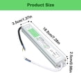 thumbnail image 4 of Mistaha Outdoor LED Power Supply Transformer 12V 50W IP67 Waterproof Switch for Signs, Light Boxes, Strips - AC90V-250V Input, Short Circuit Protection, Overload Protection, Aluminum Alloy Shell, 4 of 7