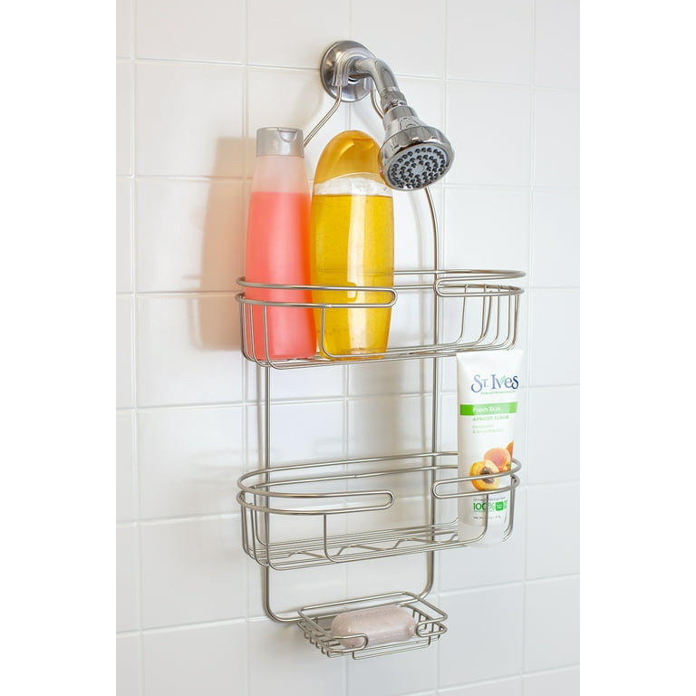 12 Pieces Home Basics Clear Cubic Plastic Corner Shower Caddy With