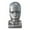 Grey, variant on PVC Mannequin Male Head Model Height 34cm Cosmetology Styling Tools Accessories Hair Glasses Head Circumference 56cm Sturdy White
