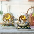 thumbnail image 6 of ZMKIAG Easter Decorations Indoor Acrylic Gingerbread Houses Decor - Gingerbread House Easter Bunny Collectible Buildings Figurines Tabletop Figuring for Holiday Easter Decor Gift, 6 of 9