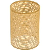 Supvox 2pcs Long Rattan Drum Lampshades for Floor Lamps Rustic and Modern Style
