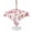 Pink, variant on Outdoor Tablecloth with Umbrella Hole for Patio/Picnic/Party/Camping, Spring Flowers Waterproof Table Cloth Round Cover Washable, Yellow Pink Floral Pastoral Botanical (Dia 54")