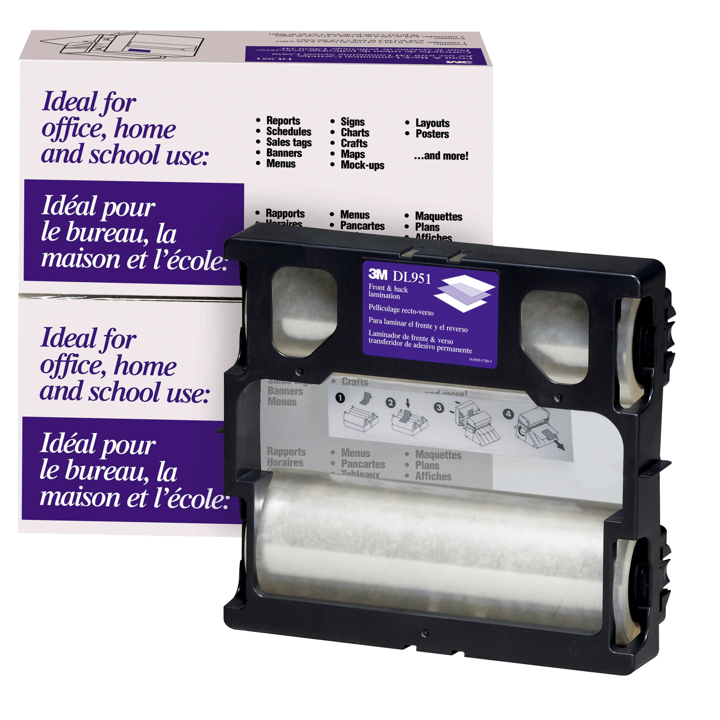 3M Scotch Dual Laminating Refill Cartridge for Laminating System LS1000