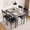 Grey, variant on Bar Stools Set of 2, Counter Height Bar Stools with Footrest, PU Leather Kitchen Barstools, Bar Chairs with Back for Kitchen Island, Apartment, Counter Bar, Easy Assembly, Classic Black