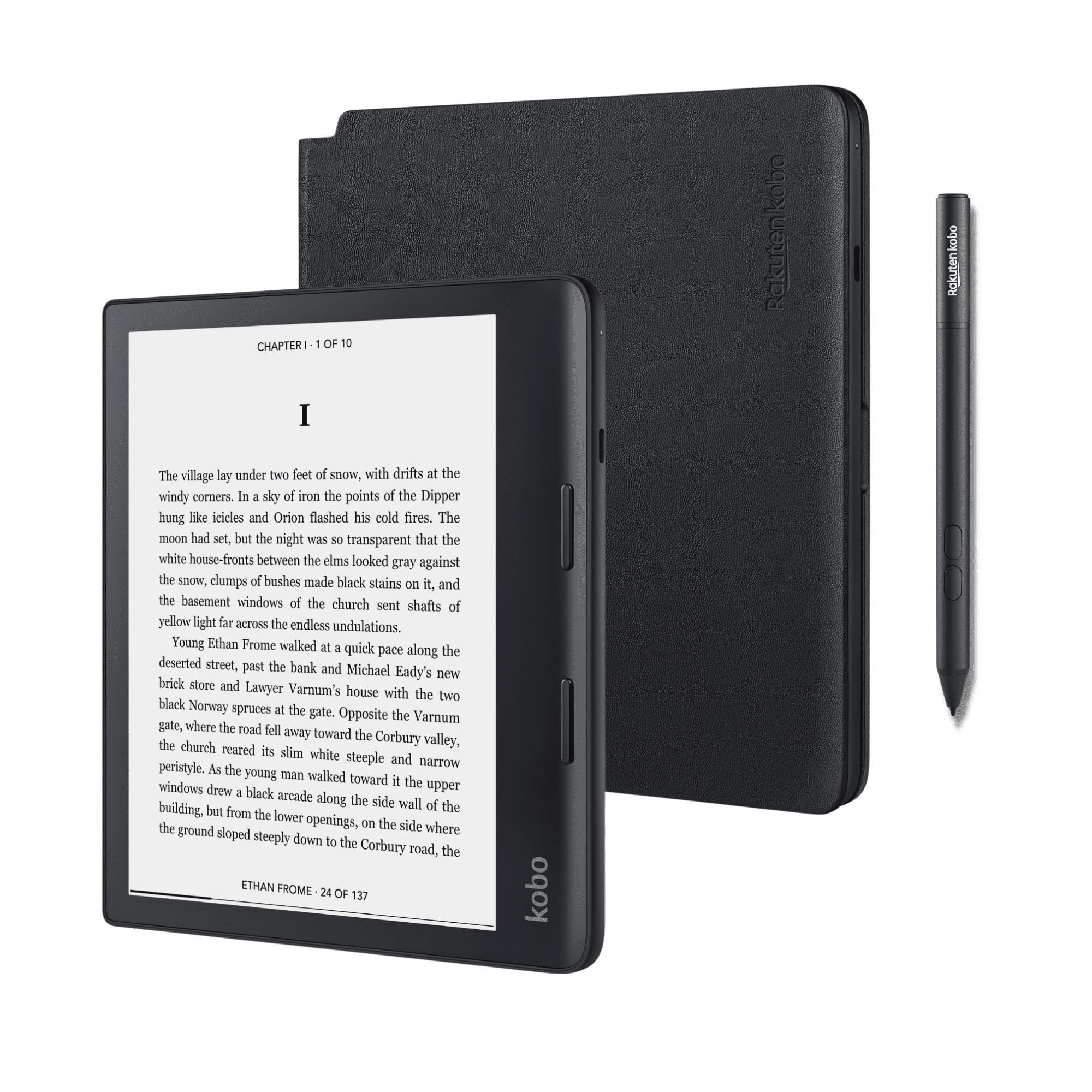 Ultieme bout Herformuleren Kobo Sage eReader Bundle with PowerCover and Stylus - Walmart.com