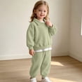 thumbnail image 4 of Timegard Infant Unisex Clothes Cotton Sets Boys Girls Casual Workout Sets Collar Pullover Joggers Toddler Loose Outfits, 4 of 7