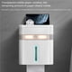 thumbnail image 3 of Yuarrent Almacenamiento de papel higiénico con luz LED Soporte para teléfono inteligente con luz LED Juegos de accesorios de baño Yuarrent HA016775-00, 3 of 6