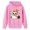 #03-Pink, variant on Halloween Hoodies for Girls Round Neck Long Sleeve Hoodie Pullover Tops with Pocket Soft Casual Drop Shoulder Hoodie Pullovers Tops Loose Children Winter Coat Fall Outwear