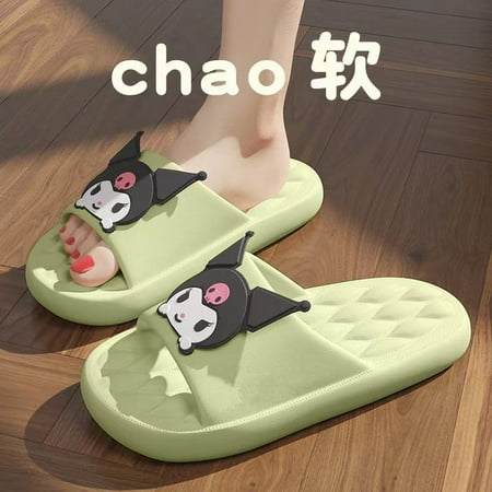 

Kuromi Cinnamoroll Anime Kawaii Sanrio Pvc Slippers Summer Cute My Melody Indoor Home Wear Shoes Scandal Girls Boys Gifts