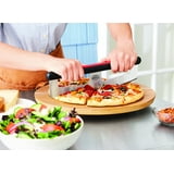 Expert Grill Stainless Steel Pizza Rocker Pizza Cutter with Blade Cover ...