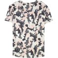 thumbnail image 2 of L.A.M. Womens Villa Relaxed Basic T-Shirt, Pink, Small, 2 of 2