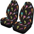 thumbnail image 1 of Juego de 2 fundas para asientos de coche ABPHQTO dibujos animados helados universales, 1 of 3