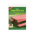 thumbnail image 2 of Coghlan s Tablecloth 9155 Rectangular; 54 Inch Width x 84 Inch Length; Red And White Checkered; Polyethylene, 2 of 2