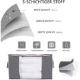 thumbnail image 2 of Collapsible Oversize Storage Bags, 2-Pack Of Durable Fabric Organizers With Clear Window Panel, Reinforced Handles For Closet And Travel Use, 2 of 5