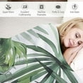 thumbnail image 3 of Nawypu Green Tropical Palm Leaves Blanket Lightweight FlannelRustic Nature Watercolor Tropical Plant Leaf Throw Blanket for Women Men Soft Cozy Plush Warm Birthday Gifts, 3 of 6