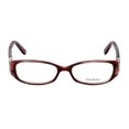 thumbnail image 3 of VERA WANG Eyeglasses V096 Burgundy 50MM, 3 of 5