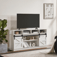 thumbnail image 2 of FunniHomi TV Stand Sliding Barn Door Modern&Farmhouse Wood Entertainment Center Storage Cabinet Table Living Room with Adjustable Shelves for TVs Up to 65", 2 of 6