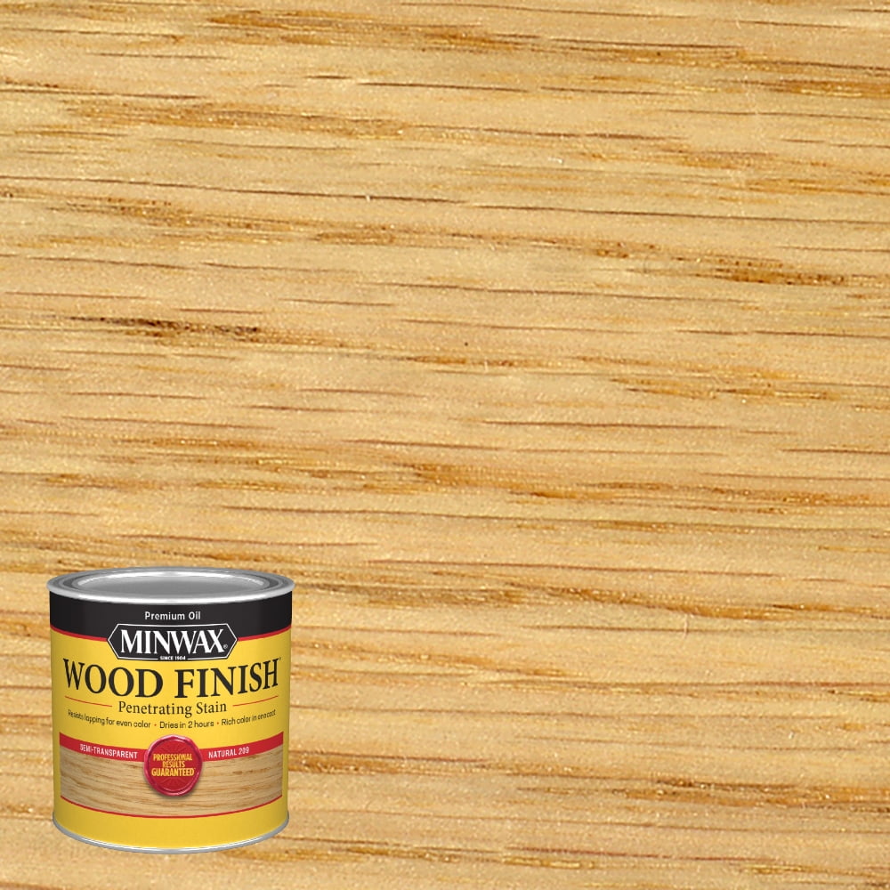 Minwax Wood Finish, Natural Oil-Based, 1/2 Pint