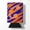 Letter C, variant on Letter C Initial Monogram - Tiger Stripe Blue And Orange Can Or Bottle Hugger