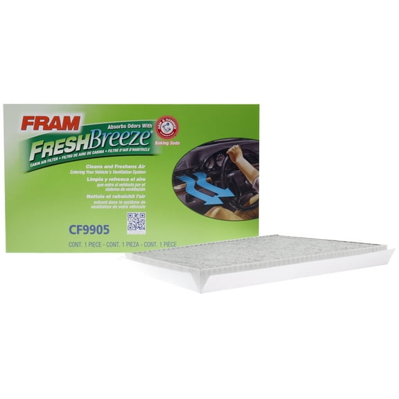 FRAM Fresh Breeze Cabin Air Filter CF9905 with Arm & Hammer Baking Soda, for Select Mercedes-Benz Vehicles Fits select: 2003-2009 MERCEDES-BENZ CLK
