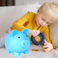 thumbnail image 3 of Cute Piggy Bank Pig Money Bank Coin Bank for Boys and Girls, My First Unbreakable Money Bank Large Size Decoration Savings Christmas, Halloween, Birthday Gift, 3 of 6