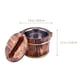 thumbnail image 4 of 1 PC Creative Vegetal Bucket Barril de madera Cuenco de sushi de moda con tapa, 4 of 7