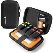 tomtoc Carrying Case for 2.5-inch External Hard Drive, Portable Bag EVA Shockproof for Western Digital | Toshiba |