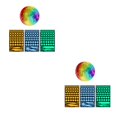 thumbnail image 3 of Matsuzay 589 Pieces Luminous Sticker Fluorescent Wallpapers Crafts DIY Planet Self-adhesive Background Meteors Arrangement Decals Glowing Verde 2piezas Matsuzay CBP457848, 3 of 6