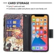 thumbnail image 3 of Compatible with iPhone 13 Pro Case 6.1" (2021), Allytech [9 Card Slots] PU Leather Flip Stand Zipper Pocket Magnetic Closure Detachable Hand Lanyard Purse Protectiver Cover, Mandala Elephant, 3 of 3
