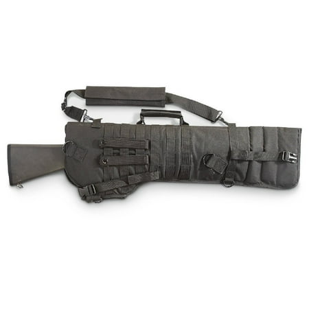 Black Rifle Scabbard Gun Holster Case Horse ATV Motorcycle (Best Atv Gun Scabbard)