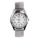 thumbnail image 1 of Big Numbers Stretchy Steel Men Lady Sports Wrist Watch 1.4, 1 of 5
