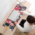 thumbnail image 3 of Long Mouse Pads for Desk,Multicolored Pioneer Flower Desk Mats on Top Of Desks, Desk Mouse Pad Extra Large with 3mm Non-Slip Base and Stitched Edge for Gaming,Office,Work,Home 31.5"x11.8", 3 of 6