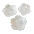 thumbnail image 1 of Plato redondo blanco para postre, pastel, pan, pasta, vajilla, KTV, forma de flor 33cm 27cm 21cm 3 piezas, 1 of 9