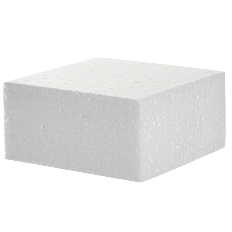 20 Pk Foam Blocks for Crafts, Polystyrene Squares for DIY