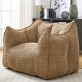 thumbnail image 3 of Newest Modern Chenille Bean Bag with Soft Cushioning - 2-Seater for Reading/TV Watching in Living Room/Study, 3 of 10