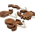 thumbnail image 4 of Crane Baby Sea Life Wooden Wall Hooks, Set of 4 Wood Wall Hooks, Ocean Nursery Decor, Wood Towel Hook, Kids Towel Hooks, Kids Coat Hooks, Kids Wall Hooks, Handmade Wooden Nursery Décor, 4 of 6