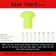 thumbnail image 2 of Gildan Men's Hi Vis Safety T-Shirt, 50/50 Cotton/Poly, Short Sleeve High Visibility Green Tee, Sizes L, 2 of 5