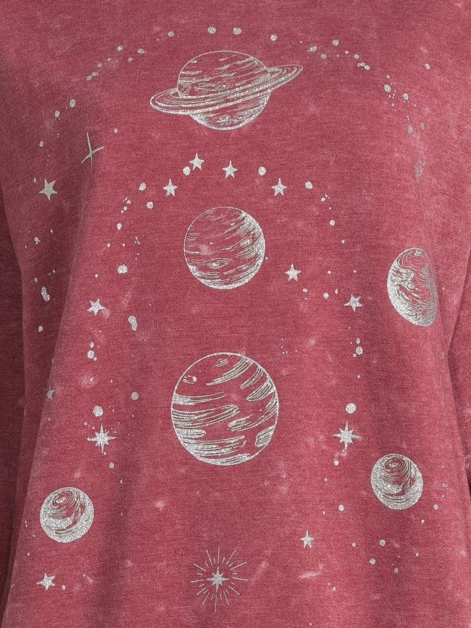 Self Esteem Juniors Mineral Wash Graphic Sweatshirt, Sizes S-XL