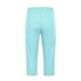 thumbnail image 5 of HAJWOH Capri Leggings for Women Cotton Leggings Stretch Summer Lightweight Casual Athletic Running Workout Yoga Pants, 5 of 7
