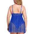 thumbnail image 4 of DISKEBUISS Lingerie for Women Lace Plus Size Holey Spaghetti Strap Nightwear Sleepwear, 4 of 4