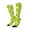 1 Black, variant on Women Crew Soft Moisture-wicking Socks Green Apple Pattern Design Cotton Socks, One Size fit All