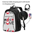 thumbnail image 2 of Daiia Gnome Home With A Cute Gnome Pattern USB Charging Backpack for Men and Women, Anti-Theft Backpack,Travel Backpack,School Backpack,College Backpack,Laptop Backpack, 2 of 7