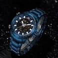 thumbnail image 2 of Temporizador NAVIFORCE NAVIFORCE Luxury Dual Display Digital Quartz Men Watch Reloj deportivo de acero inoxidable luminoso Reloj cronógrafo Water-Proof Man Clock + Caja de regalo NAVIFORCE Temporizador, 2 of 7