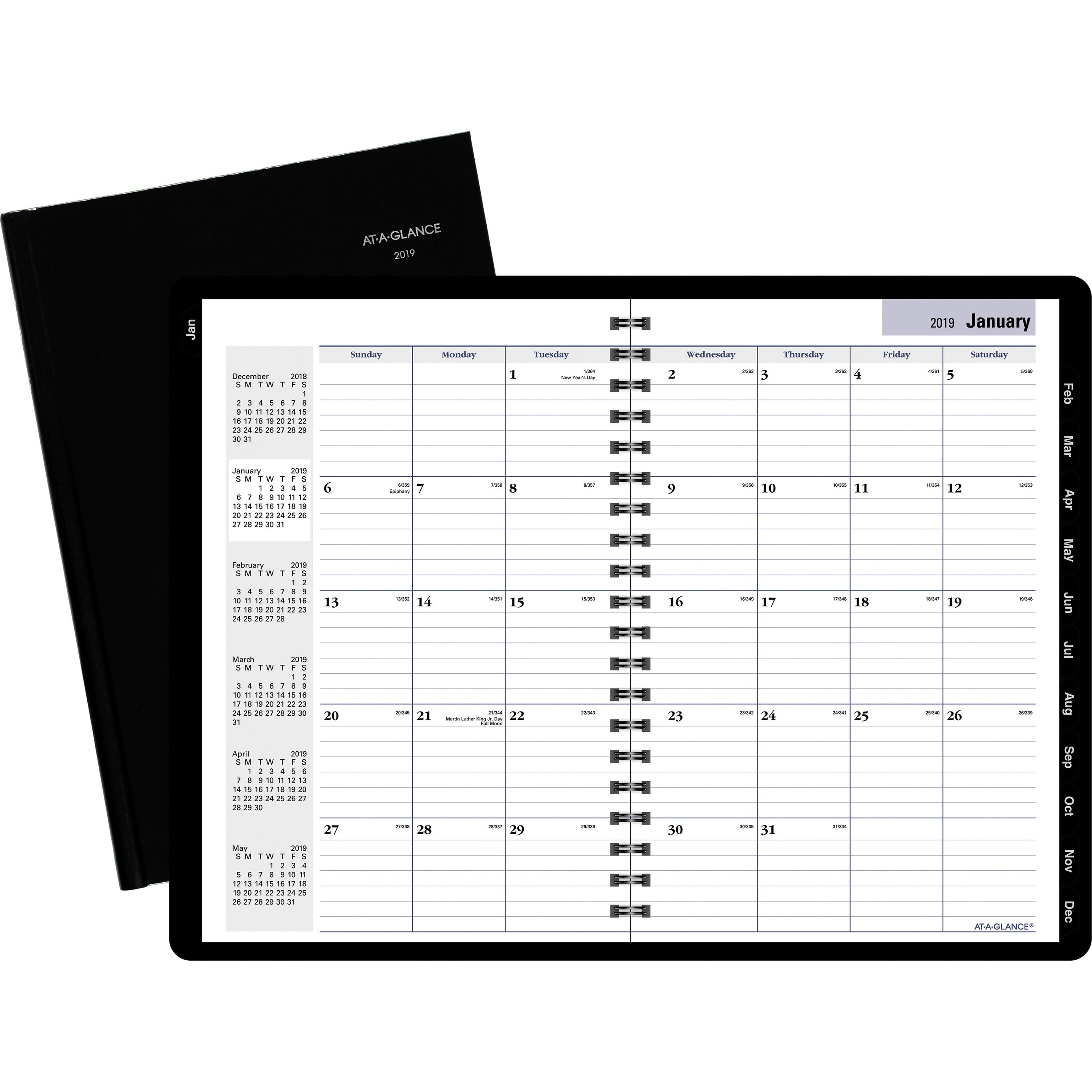 DayMinder Hardcover Professional Monthly Planner