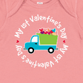 thumbnail image 4 of Inktastic 1st Valentines Day Boys Heart Truck Boys Baby Bodysuit, 4 of 5