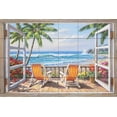 thumbnail image 1 of Tile Mural Kitchen Backsplash - SK-Tropical Terrace - by Sung Kim, 1 of 1